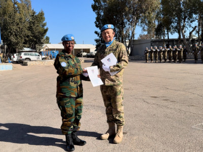 Голан жоталарындағы қазақстандық бітімгерлер мінсіз қызметі үшін БҰҰ медальдарымен марапатталды