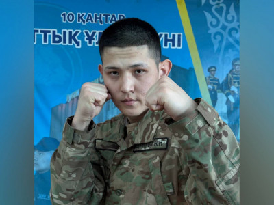 Семейде ММА бойынша Азия чемпионы Ұлттық ұлан сапында қызмет етіп жүр