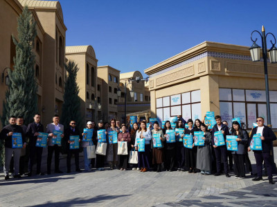 Түркістанда коалиция белсенділері референдумға қатысуға шақырды