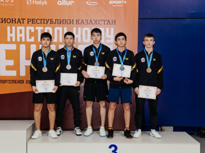 Nomad Academy шәкірттері үстел теннисінен ел чемпионатында топ жарды