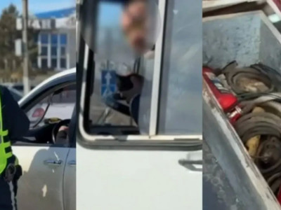 Ақтөбе облысында жалған нөмірмен жолаушы тасымалдаған автобус анықталды