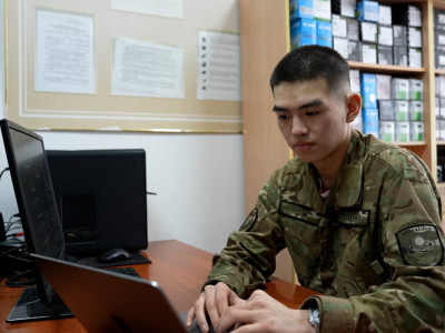 Ұлттық ұлан сарбазы әскери қызметкерлерге арналған цифрлық портал әзірледі
