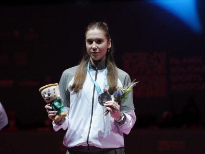 Семсерлесуші София Актаева Азия чемпионатында қола медаль алды