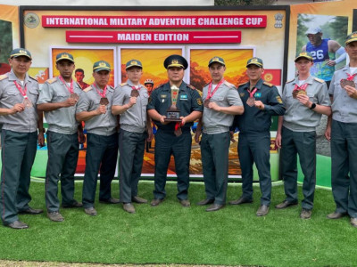 Әскери қызметкерлер Үндістандағы жарыста қола жүлдеге ие болды