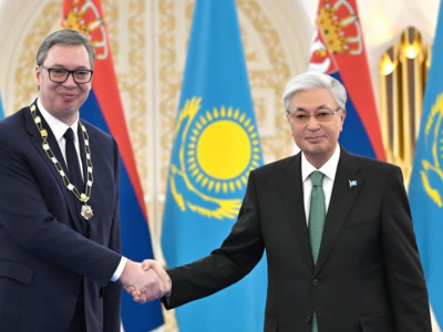 Мемлекет басшысы Сербия президентін «Алтын Қыран» орденімен марапаттады