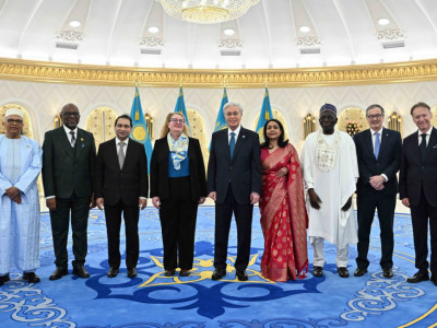 Президент бірқатар мемлекеттің елшісінен сенім грамоталарын алды