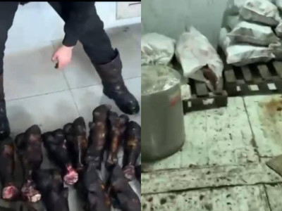Полиция заңсыз ет өнімдерін сатқан жасырын цехтарды анықтады