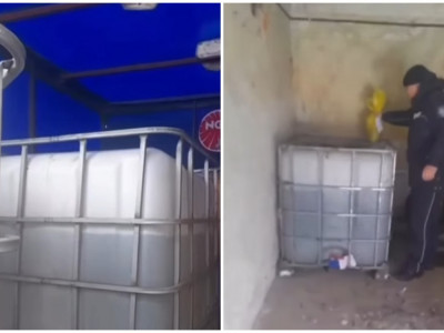 Өскеменде «Газель» көлігінен 1 тоннаға жуық спирт тәркіленді