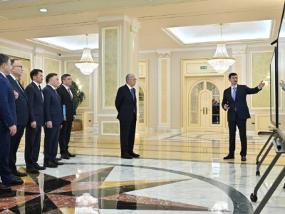 Мемлекет басшысына Ұлттық банк, Самұрық-Қазынаның цифрлық шешімдері таныстырылды