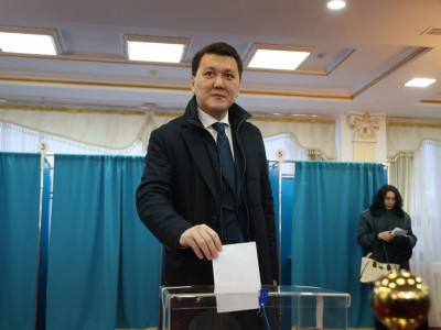 Мемлекеттік кеңесші Ерлан Қарин референдумда дауыс берді