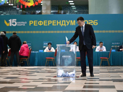 Айбек Дәдебай республикалық референдумда дауыс берді