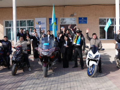 Алматы облысында 8 байкер сайлау учаскесіне бірге барып дауыс берді