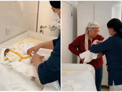 Шымкентте салмағы 650 грамм болып туған сәбиге күрделі операция жасалды