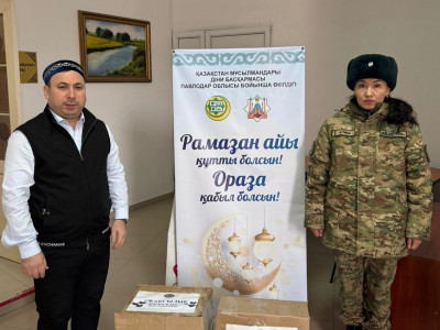 Әскери қызметшілер Наурызнама аясында Павлодарда қайырымдылық акциясын өткізді