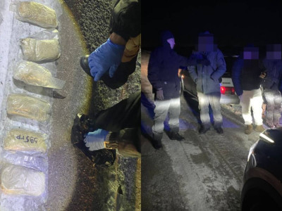 Қарағандыда курьерден 3 келіге жуық психотроптық зат тәркіленді