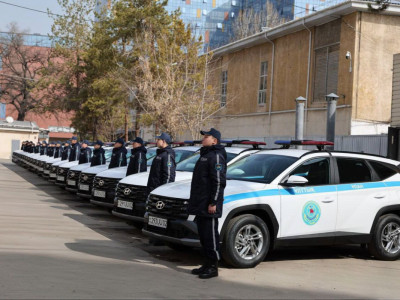 Наурыз қарсаңында Ұлттық ұланның Алматыдағы автопаркі заманауи техникамен толықты