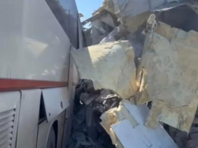 Қарағанды облысында 33 адам мінген автобус жол апатына түсті