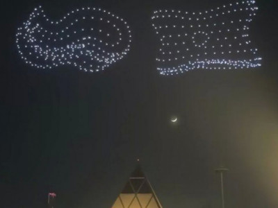 Астанада Наурыз мейрамына орай дрон-шоу өтті