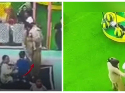 Шымкентте егде жастағы әйел кішкентай қызға қол көтерген (ВИДЕО)