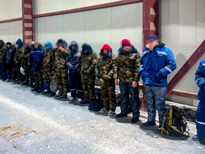 Ақтөбеде шекарадан заңсыз өтпек болған 18 шетел азаматы ұсталды