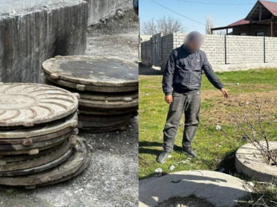 Түркістан облысының 4 тұрғыны кәріз құдықтарының қақпағын ұрлаған