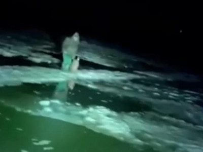 Петропавлда мұзға түсіп кеткен ер адам құтқарылды