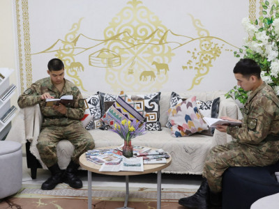 Ұлттық ұланда «BOOKGUARD» әдеби челленджі басталды