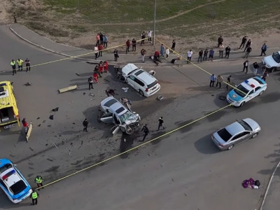 Ақтөбе – Астрахань жолында жол апатынан бір адам қаза тапты (ВИДЕО)