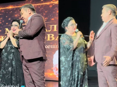 "Ғашық болып қалдым": Әнші Мақпал Жүнісова концертте күтпеген жайтқа тап болды (ВИДЕО)