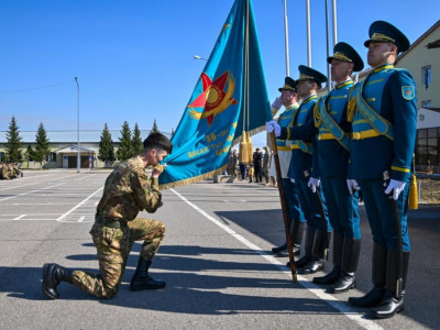 Астанада әскери қызметін аяқтаған 140 сарбаз Жауынгерлік тумен қоштасты