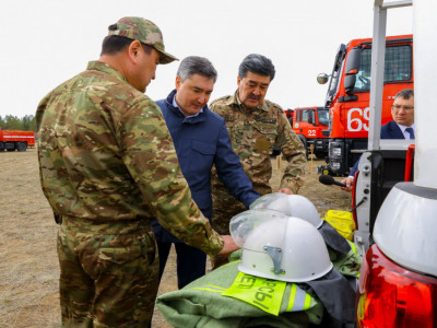 Олжас Бектенов «Семей орманы» резерватында өртті ерте анықтау жүйесінің дайындығын тексерді