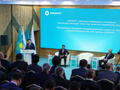 Ірі бизнес қауымдастықтардың өкілдері «AMANAT» партиясының мүшесі атанды