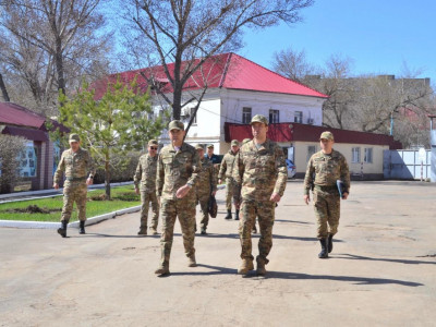 Ұлттық ұлан Бас қолбасшысының орынбасары "Батыс" өңірлік қолбасшылығын аралады