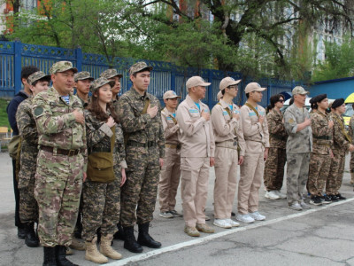 Алматыда «Жас бүркіт-2026» әскери-патриоттық жастар жиыны өтті