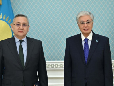 Президент ҰҚШҰ Бас хатшысы Таалатбек Масадыковпен кездесті