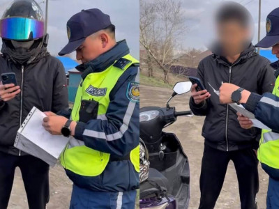 Абай облысында мопедтерге бақылау күшейтілді