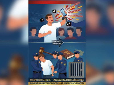 ТikTok желісінде арандатушылыққа жол берген азаматтың әрекеті тоқтатылды