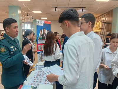 Алматыда оқушыларға кәсіби бағдар беруге арналған жәрмеңке өтті