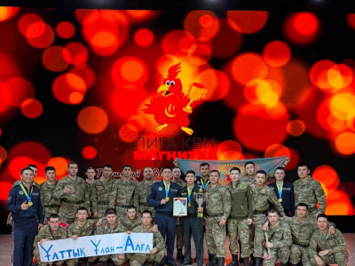 Ұлттық ұландықтар КВН сахнасында топ жарды