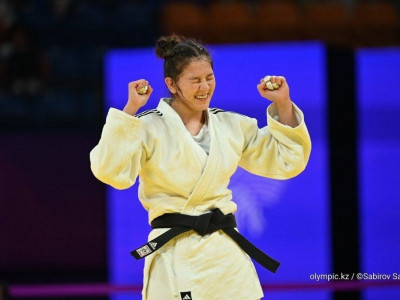 Дзюдошылар Эсмигүл Куюлова мен Әділет Алмат Азия чемпионатының жартылай финалына шықты