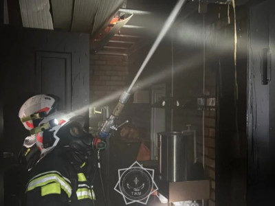 Шымкентте дәмхана өртенді