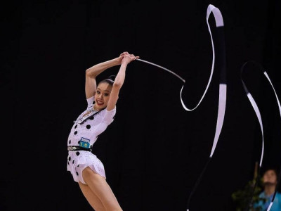 Ақмарал Ерекешева көркем гимнастикадан Әлем кубогі кезеңінде қола жүлдеге ие болды
