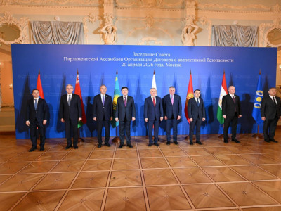 Мәжіліс төрағасы ҰҚШҰ Парламенттік Ассамблеясы отырысында жаңа Конституция туралы айтты