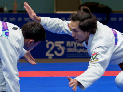 Үш спортшы Азия ойындарында джиу-джитсудан қола медаль үшін бақ сынайды