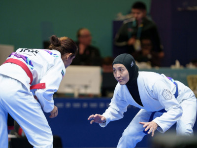 Ажар Салықова джиу-джитсудан Азия ойындарының қола жүлдесі үшін күреседі