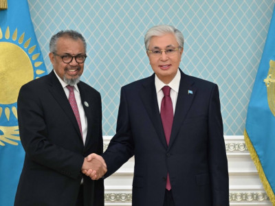 Президент Дүниежүзілік денсаулық сақтау ұйымының бас директорымен кездесті