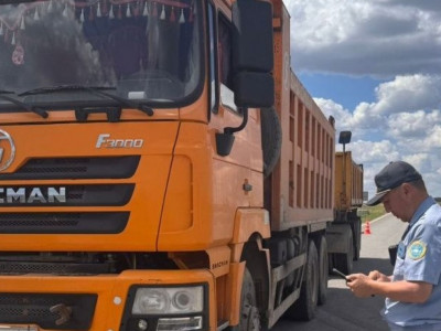 Қарағанды облысында ауыр жүк көліктеріне бақылау күшейтілді