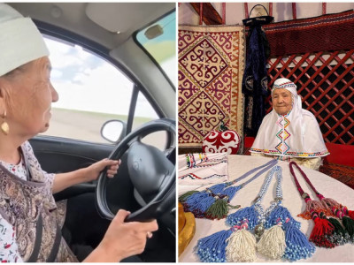 Маңғыстауда 72 жастағы әже екі күнде көлік жүргізуді меңгеріп алды