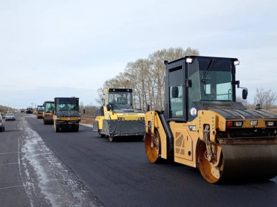 «Көкшетау – Атбасар» автожолында жөндеу жұмыстары жүргізіліп жатыр