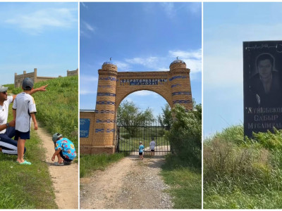 Тәуекел Мүслім марқұм әкесінің зиратын көрсетті (ВИДЕО)